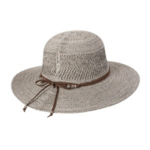 Scarlett Ladies Wide Brim Hat - Grey Marle by Kooringal Hats
